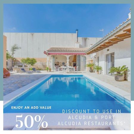 Ca Na Pessina,Con Piscina Privada Villa Sa Pobla Ngoại thất bức ảnh