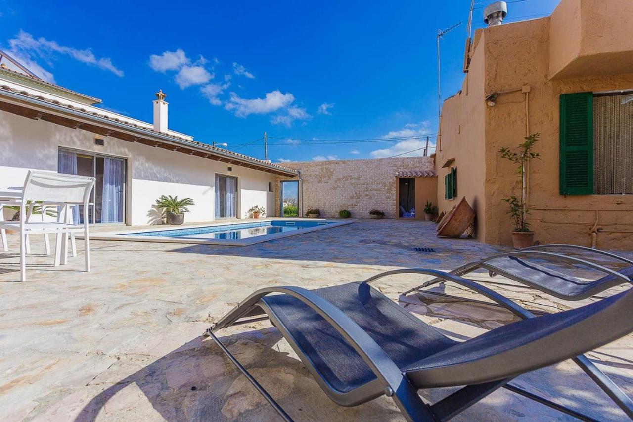 Ca Na Pessina,Con Piscina Privada Villa Sa Pobla Ngoại thất bức ảnh