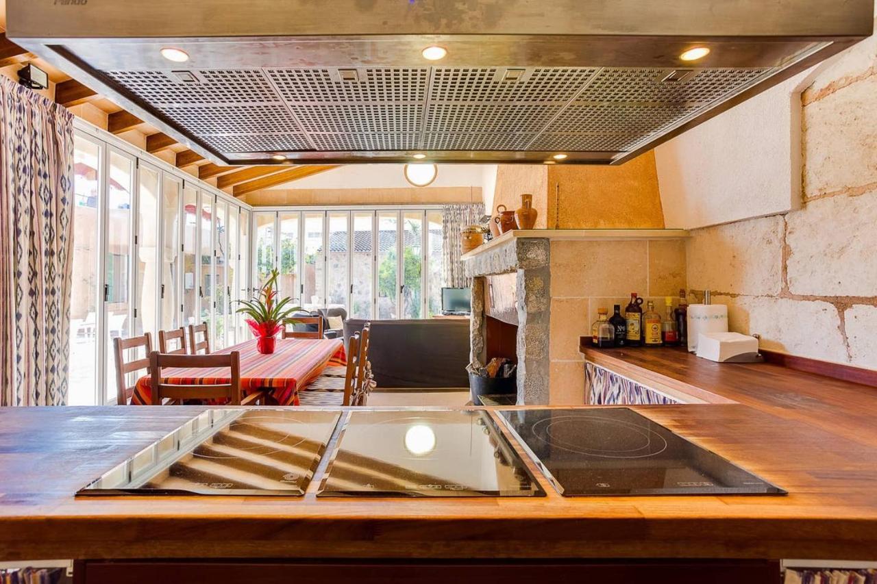 Ca Na Pessina,Con Piscina Privada Villa Sa Pobla Ngoại thất bức ảnh