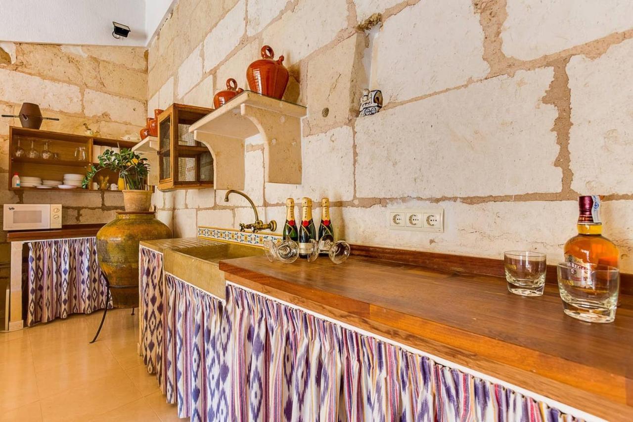 Ca Na Pessina,Con Piscina Privada Villa Sa Pobla Ngoại thất bức ảnh